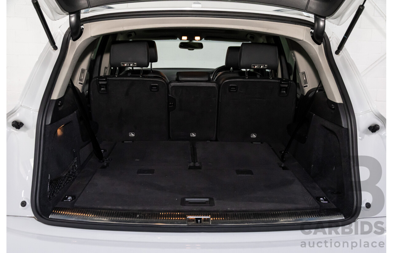 5/2013 Audi Q7 3.0 TDI Quattro MY13 4d Wagon Carrara White Turbo Diesel V6 3.0L - 7 Seater