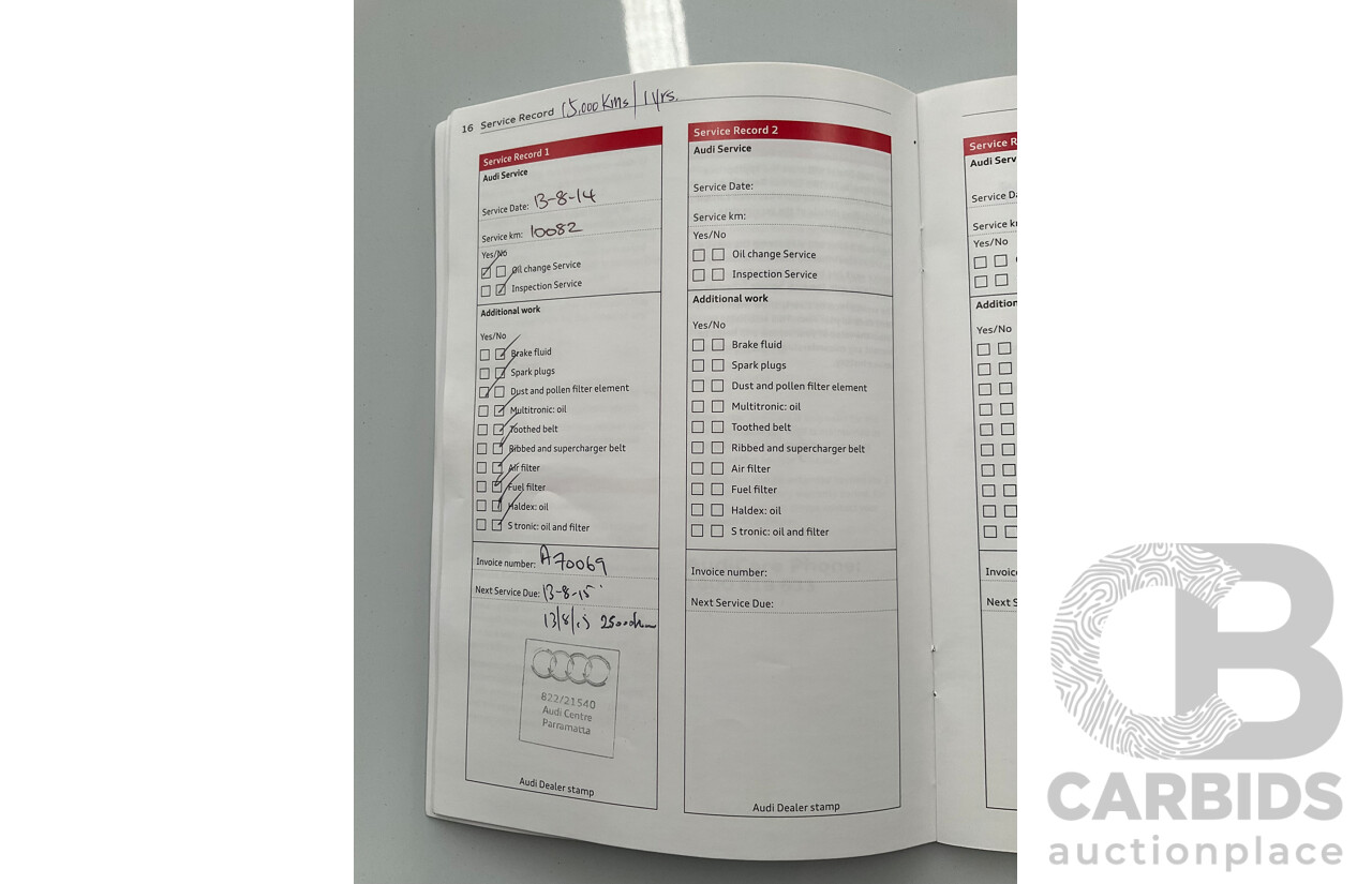 5/2013 Audi Q7 3.0 TDI Quattro MY13 4d Wagon Carrara White Turbo Diesel V6 3.0L - 7 Seater