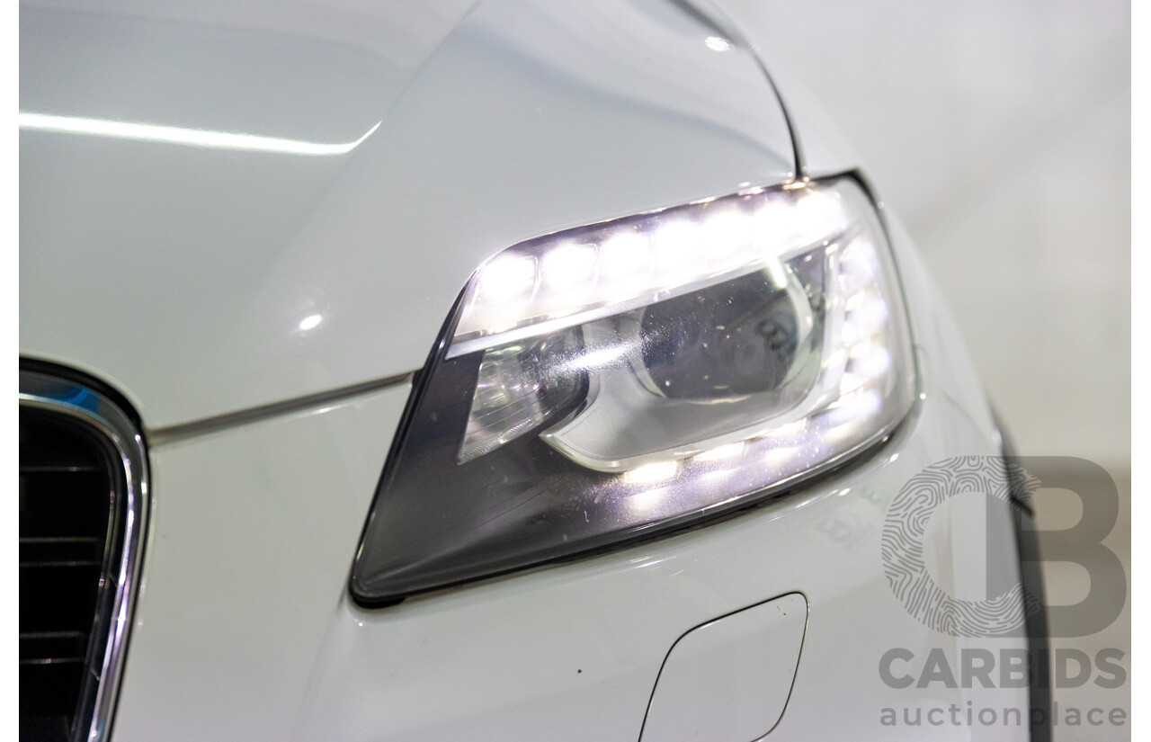 5/2013 Audi Q7 3.0 TDI Quattro MY13 4d Wagon Carrara White Turbo Diesel V6 3.0L - 7 Seater