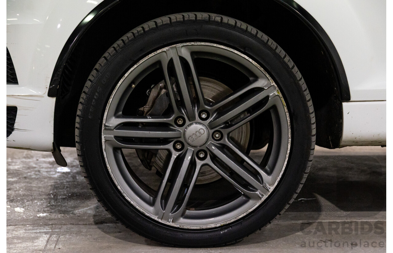 5/2013 Audi Q7 3.0 TDI Quattro MY13 4d Wagon Carrara White Turbo Diesel V6 3.0L - 7 Seater