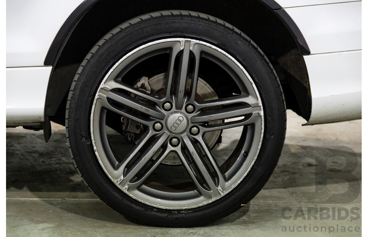 5/2013 Audi Q7 3.0 TDI Quattro MY13 4d Wagon Carrara White Turbo Diesel V6 3.0L - 7 Seater