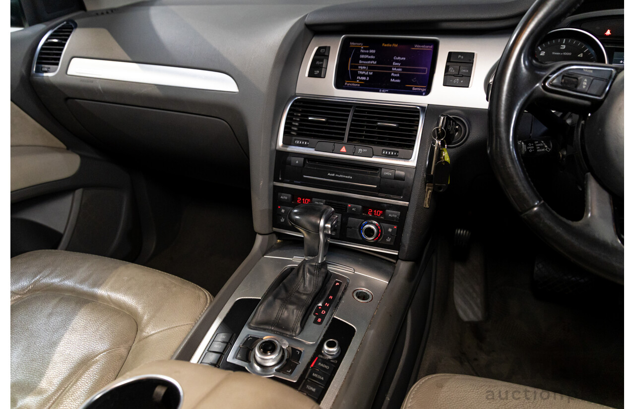 1/2012 Audi Q7 3.0 TDI Quattro MY12 4d Wagon Night Black Turbo Diesel V6 3.0L - 7 Seater