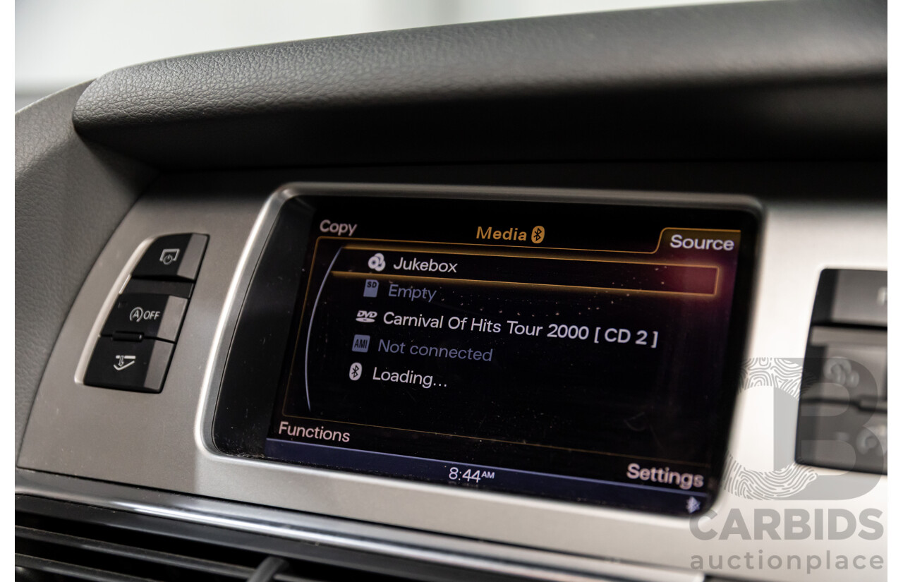 1/2012 Audi Q7 3.0 TDI Quattro MY12 4d Wagon Night Black Turbo Diesel V6 3.0L - 7 Seater