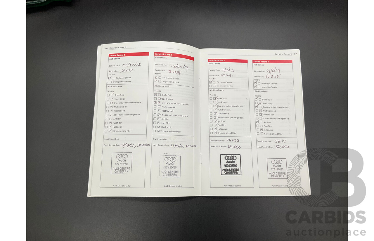 1/2012 Audi Q7 3.0 TDI Quattro MY12 4d Wagon Night Black Turbo Diesel V6 3.0L - 7 Seater