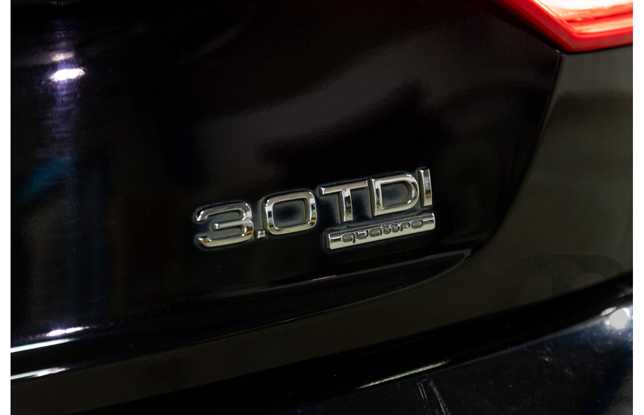 1/2012 Audi Q7 3.0 TDI Quattro MY12 4d Wagon Night Black Turbo Diesel V6 3.0L - 7 Seater