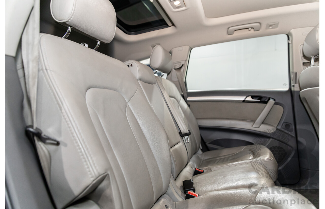 1/2012 Audi Q7 3.0 TDI Quattro MY12 4d Wagon Night Black Turbo Diesel V6 3.0L - 7 Seater