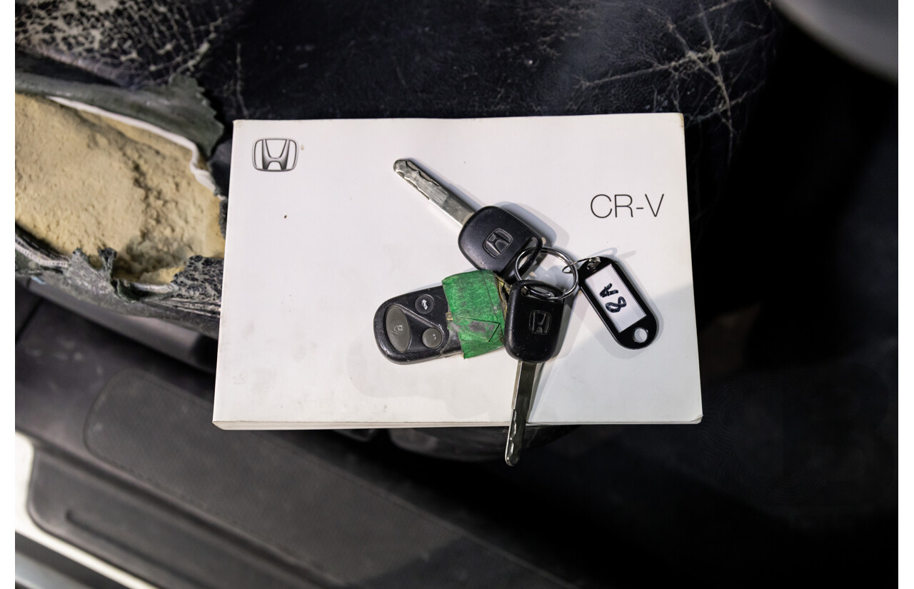 8/2002 Honda CR-V (4x4) MY02 4d Wagon Taffeta White 2.4L