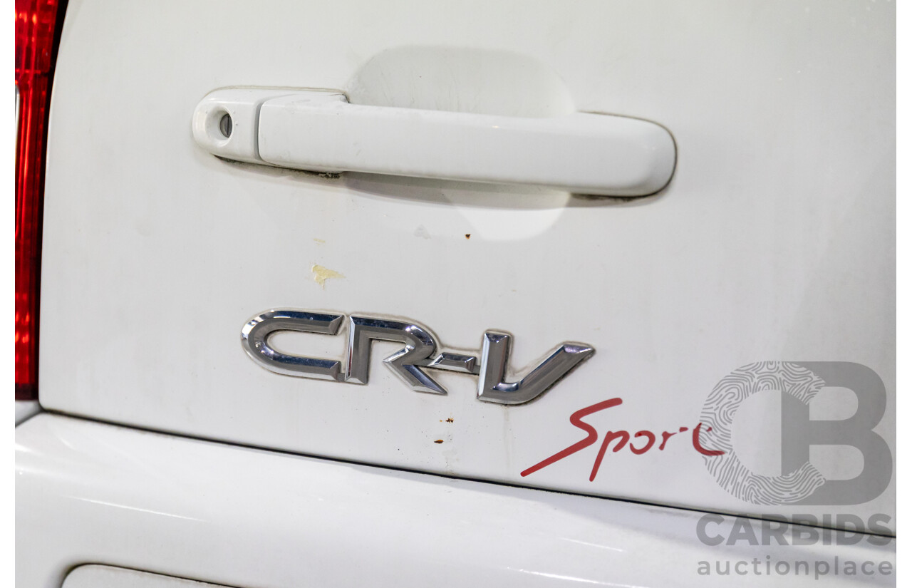 8/2002 Honda CR-V (4x4) MY02 4d Wagon Taffeta White 2.4L