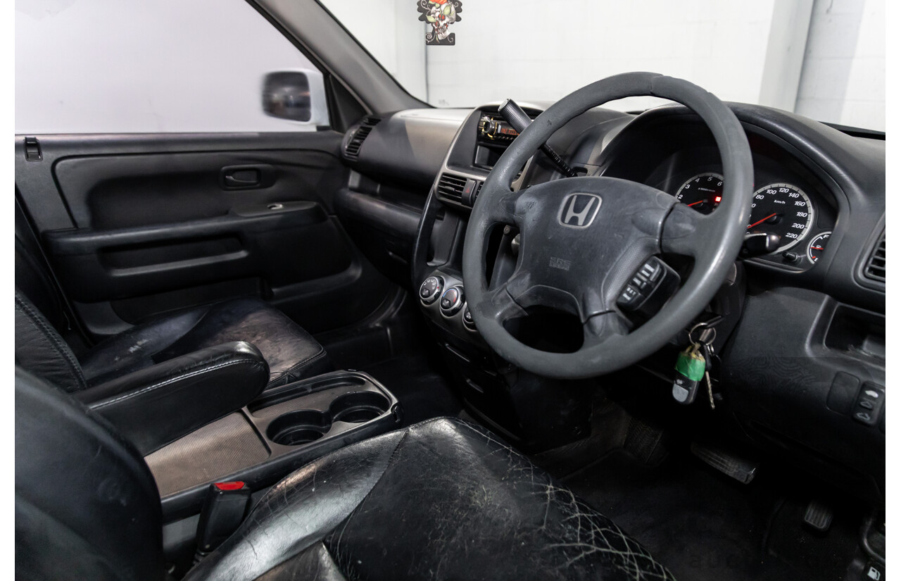 8/2002 Honda CR-V (4x4) MY02 4d Wagon Taffeta White 2.4L