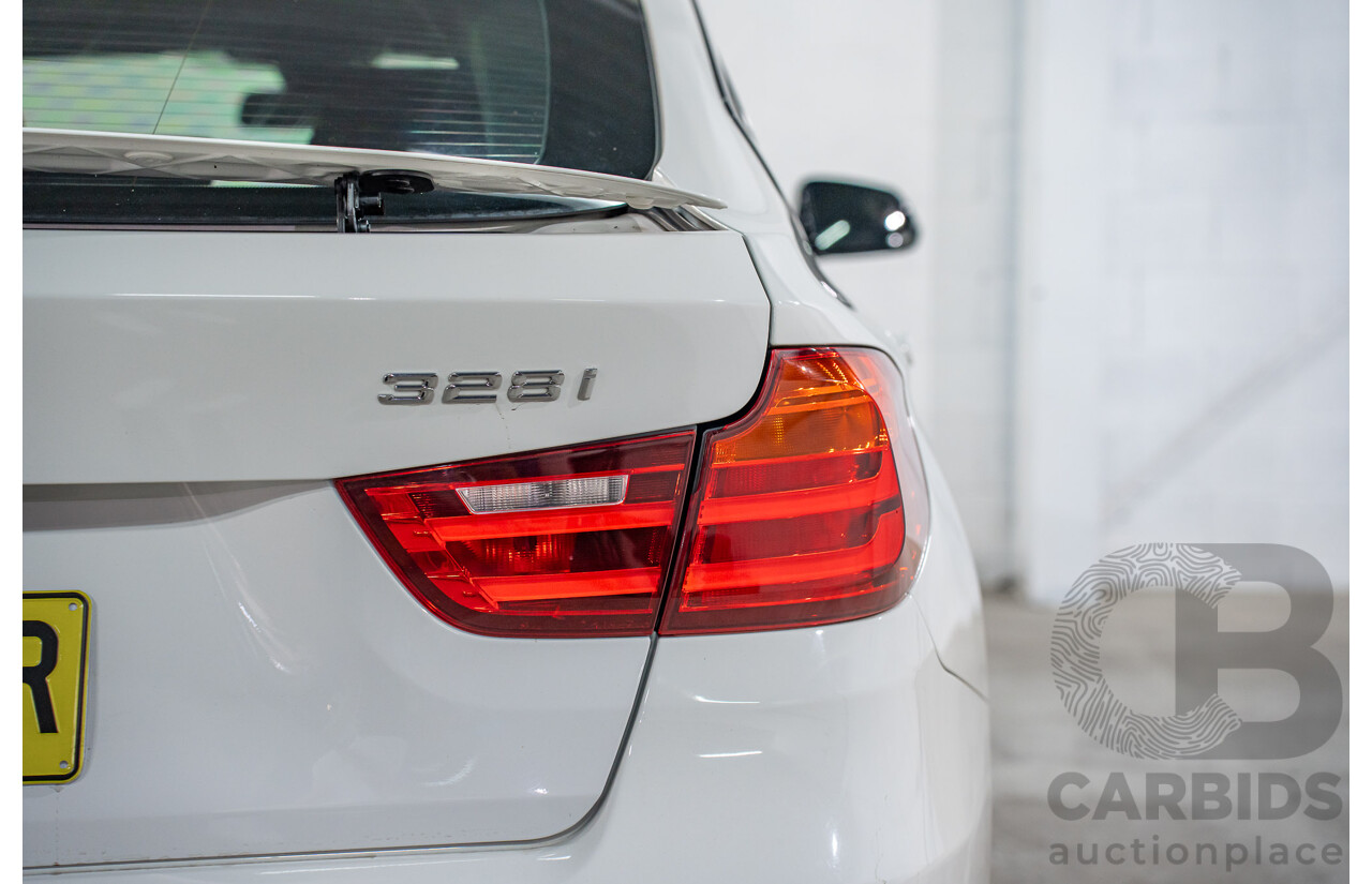 9/2014 BMW 328i Gran Turismo Sport F34 MY15 4d Coupe Alpine White Turbo 2.0L