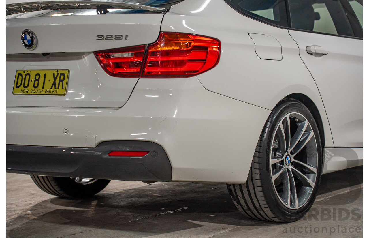 9/2014 BMW 328i Gran Turismo Sport F34 MY15 4d Coupe Alpine White Turbo 2.0L
