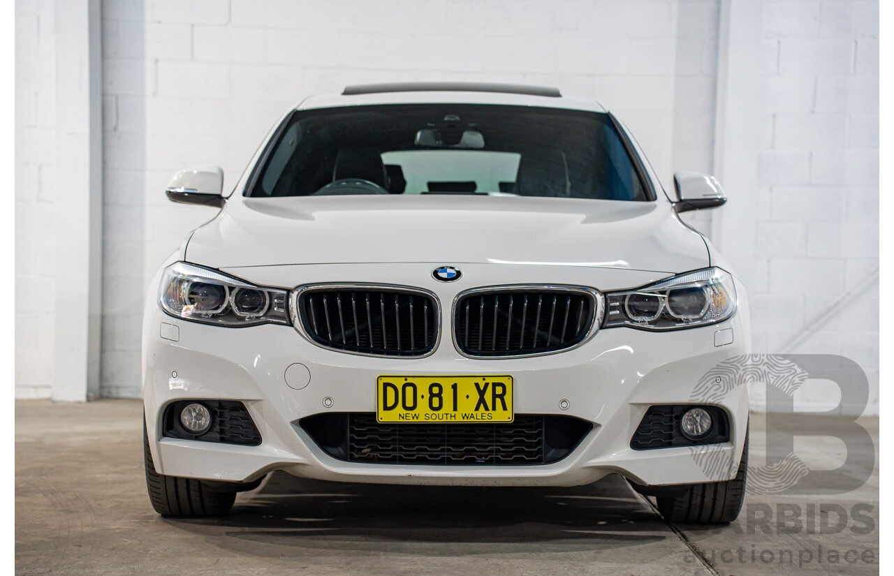 9/2014 BMW 328i Gran Turismo Sport F34 MY15 4d Coupe Alpine White Turbo 2.0L