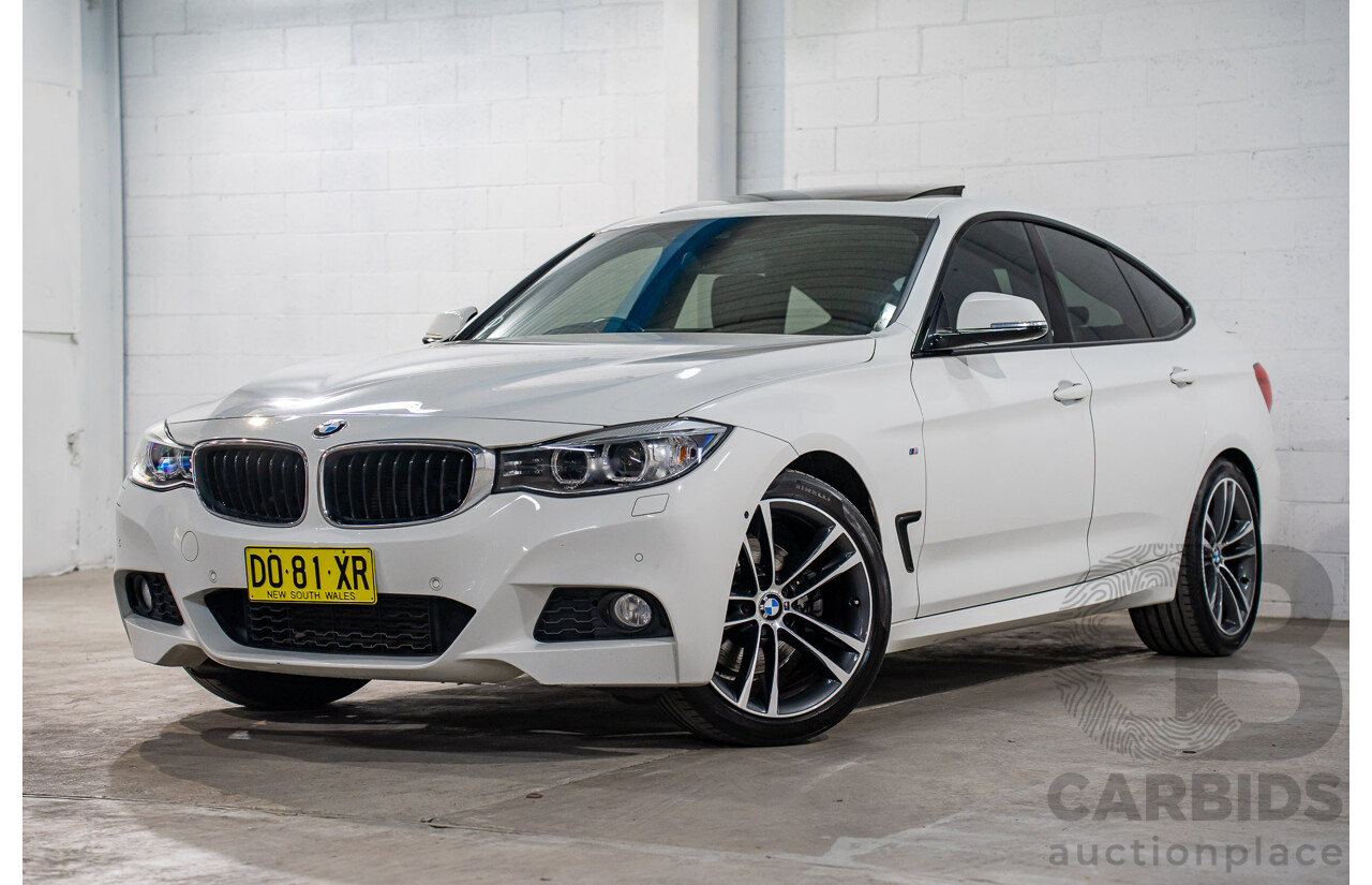 9/2014 BMW 328i Gran Turismo Sport F34 MY15 4d Coupe Alpine White Turbo 2.0L