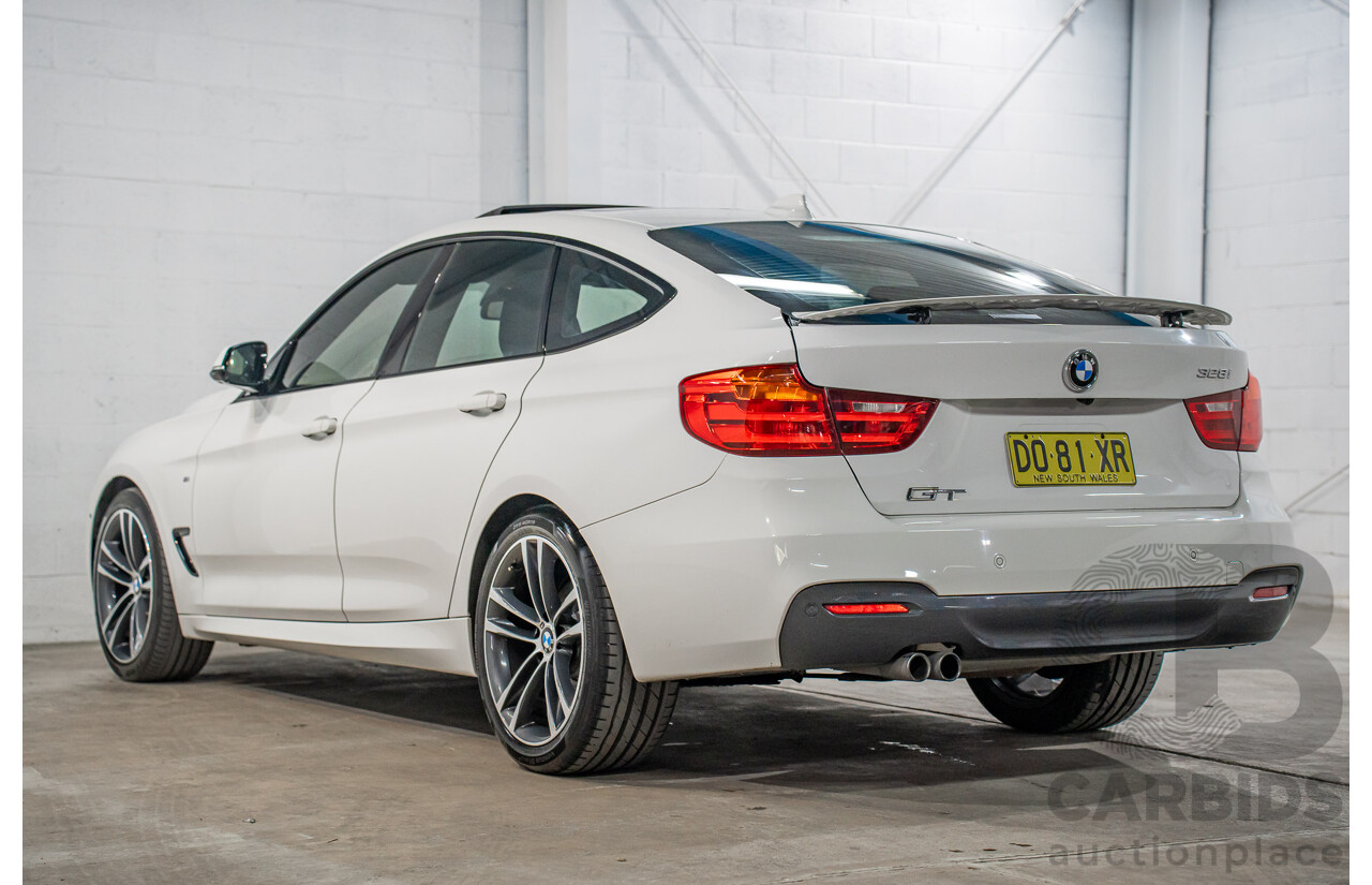 9/2014 BMW 328i Gran Turismo Sport F34 MY15 4d Coupe Alpine White Turbo 2.0L