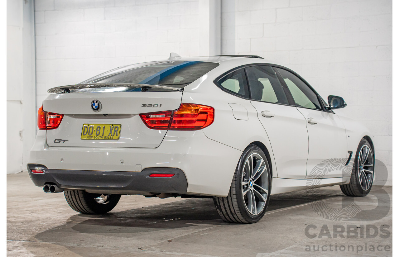 9/2014 BMW 328i Gran Turismo Sport F34 MY15 4d Coupe Alpine White Turbo 2.0L