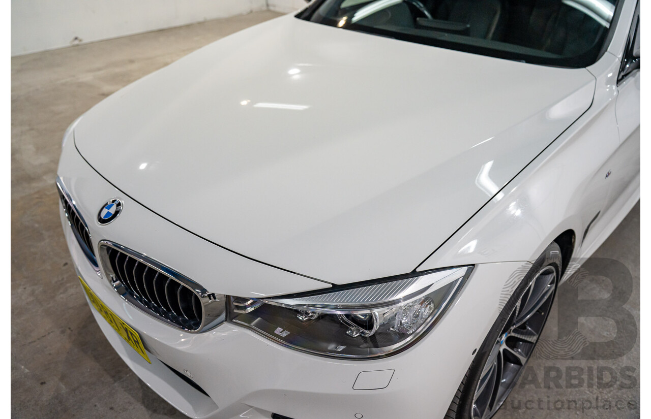 9/2014 BMW 328i Gran Turismo Sport F34 MY15 4d Coupe Alpine White Turbo 2.0L