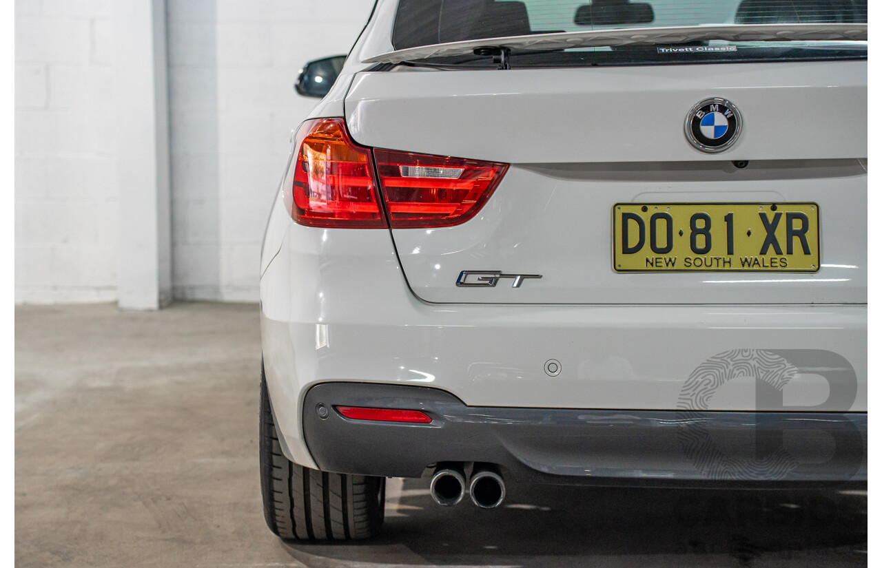 9/2014 BMW 328i Gran Turismo Sport F34 MY15 4d Coupe Alpine White Turbo 2.0L