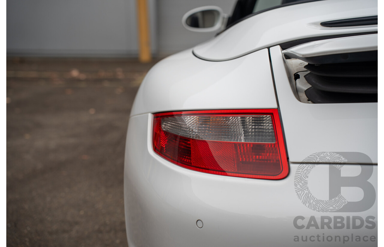 2007 Porsche 911 Carrera 4 S 997 (AWD) 2d Cabriolet Carrara White 3.8L - 12/13 Personal Import