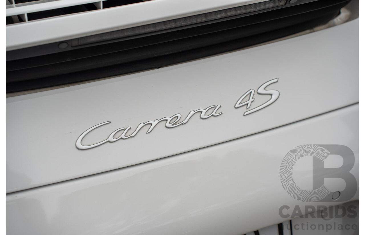 2007 Porsche 911 Carrera 4 S 997 (AWD) 2d Cabriolet Carrara White 3.8L - 12/13 Personal Import
