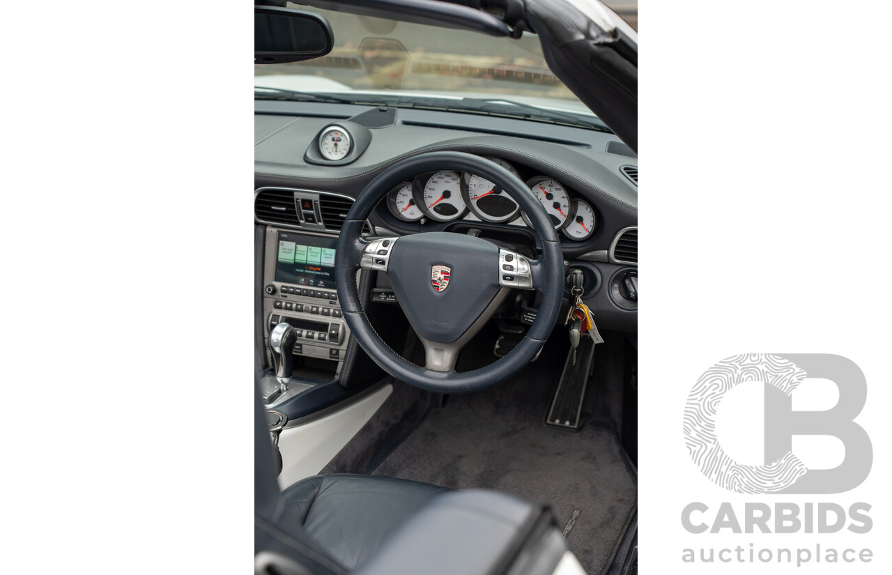 2007 Porsche 911 Carrera 4 S 997 (AWD) 2d Cabriolet Carrara White 3.8L - 12/13 Personal Import