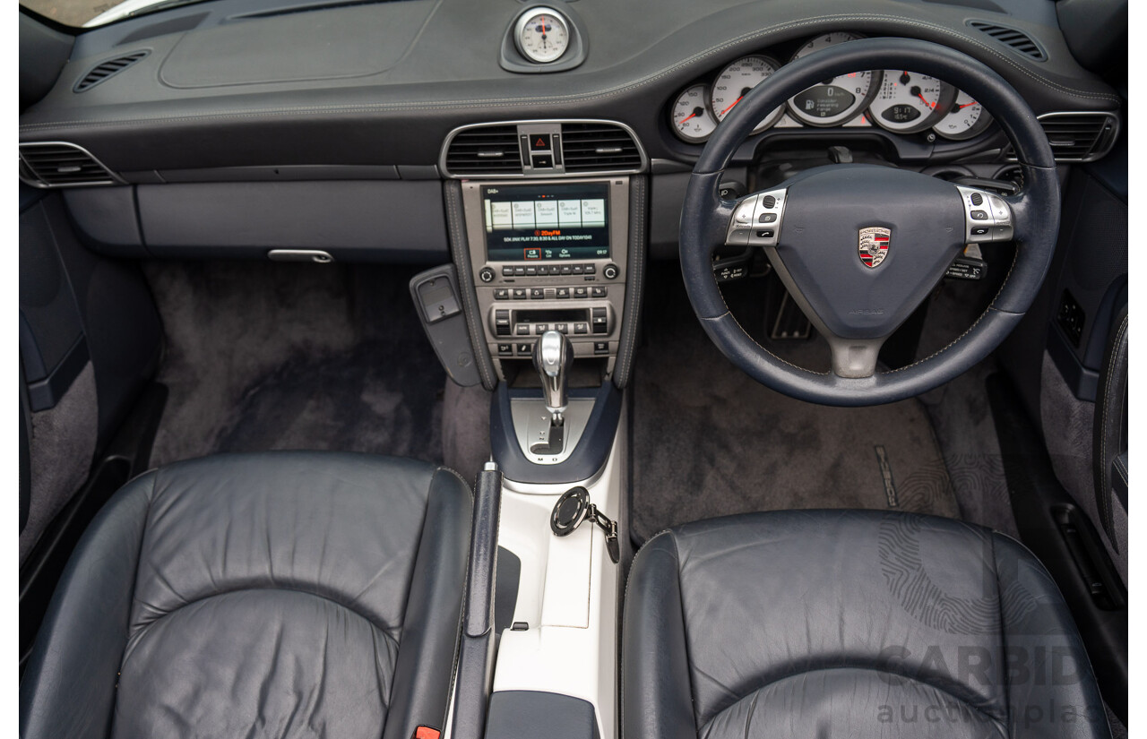 2007 Porsche 911 Carrera 4 S 997 (AWD) 2d Cabriolet Carrara White 3.8L - 12/13 Personal Import