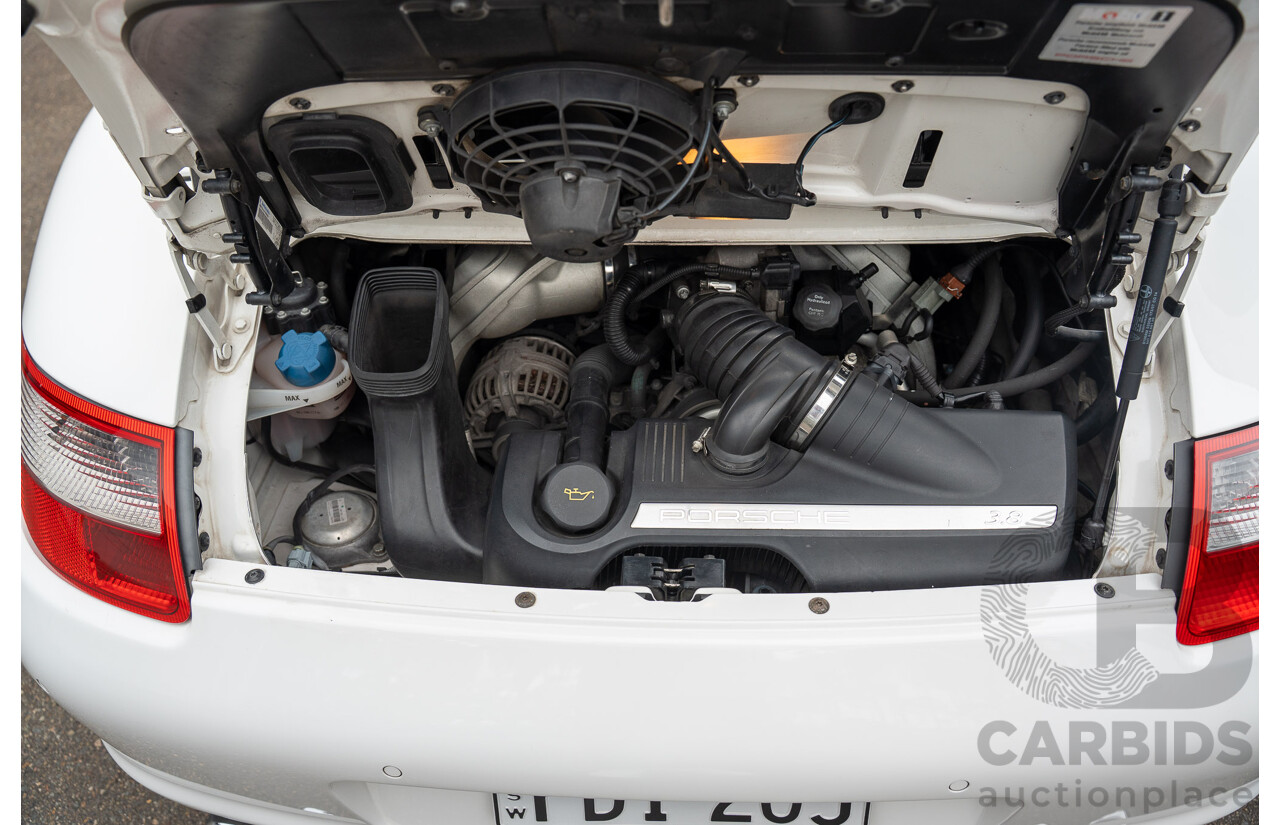 2007 Porsche 911 Carrera 4 S 997 (AWD) 2d Cabriolet Carrara White 3.8L - 12/13 Personal Import