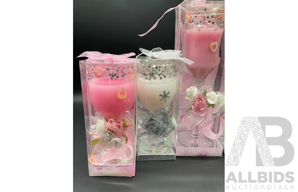 Decorative Scented Candle in Glass - Lot of 208