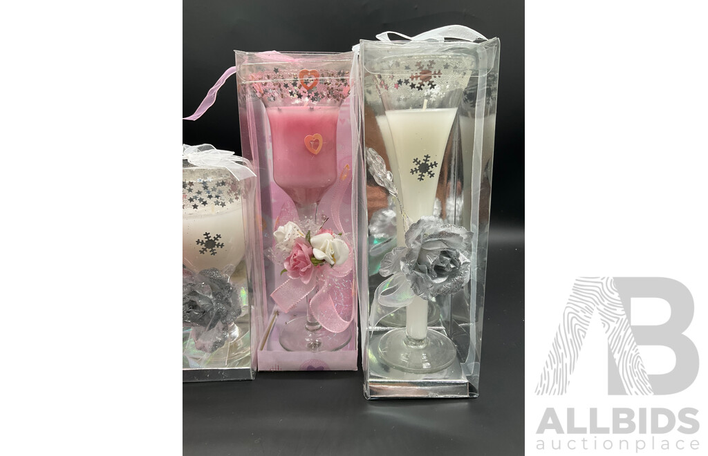 Decorative Scented Candle in Glass - Lot of 208