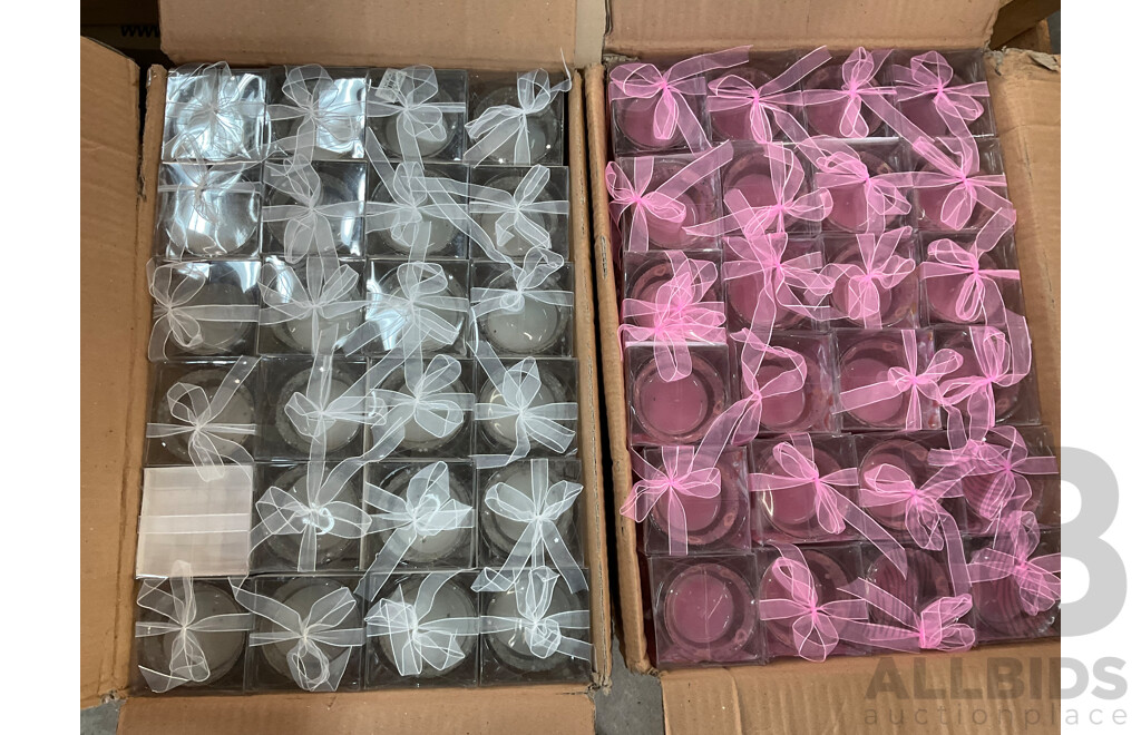 Decorative Scented Candle in Glass - Lot of 96