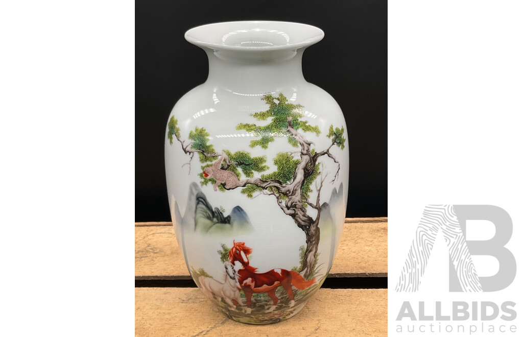 Assorted China Jingdezhen Ceramics Vases - Lot of 6