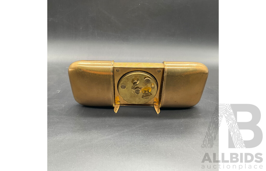 Canterbury Brass Mantel Clock, Mid-20th Century