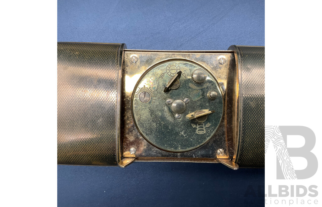 Canterbury Brass Mantel Clock, Mid-20th Century