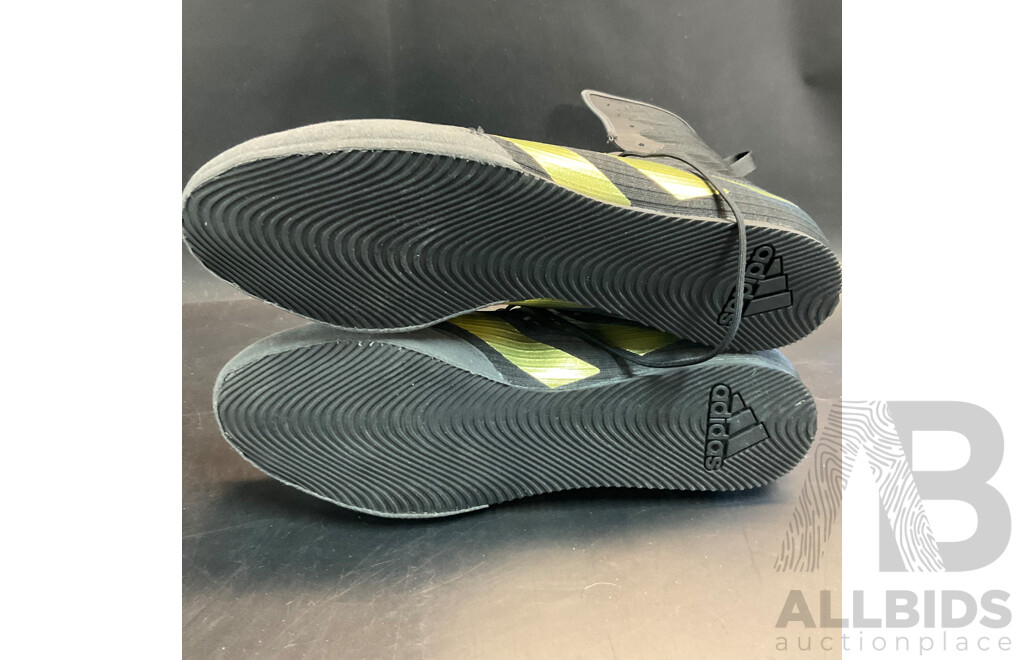 Adidas Boxing Shoes Size US12 & Assorted Boxing Equipment & Personal Gym Items