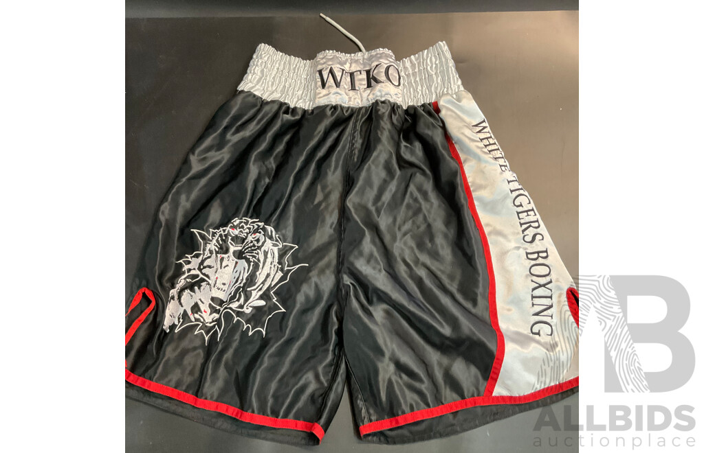 Adidas Boxing Shoes Size US12 & Assorted Boxing Equipment & Personal Gym Items