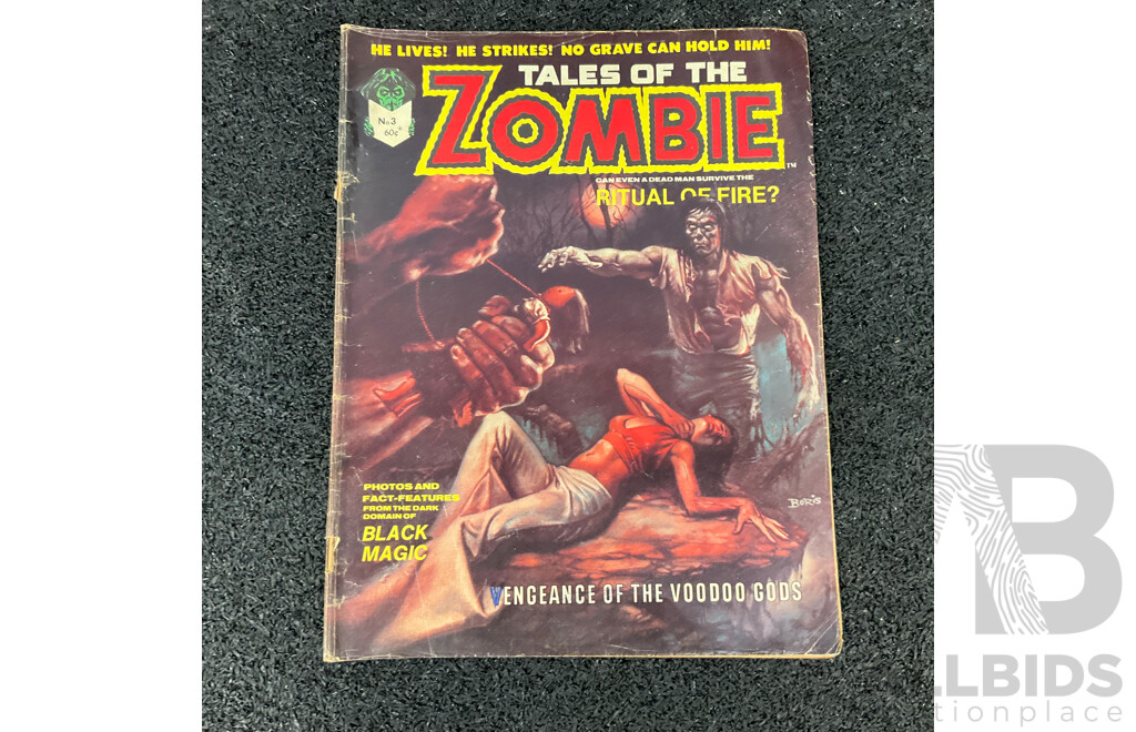 1979 Two- Gun Kid #2 Australia Edition & Tales of the Zombie #3 & 1969 My Love #1 - Lot of 3 Comic Books