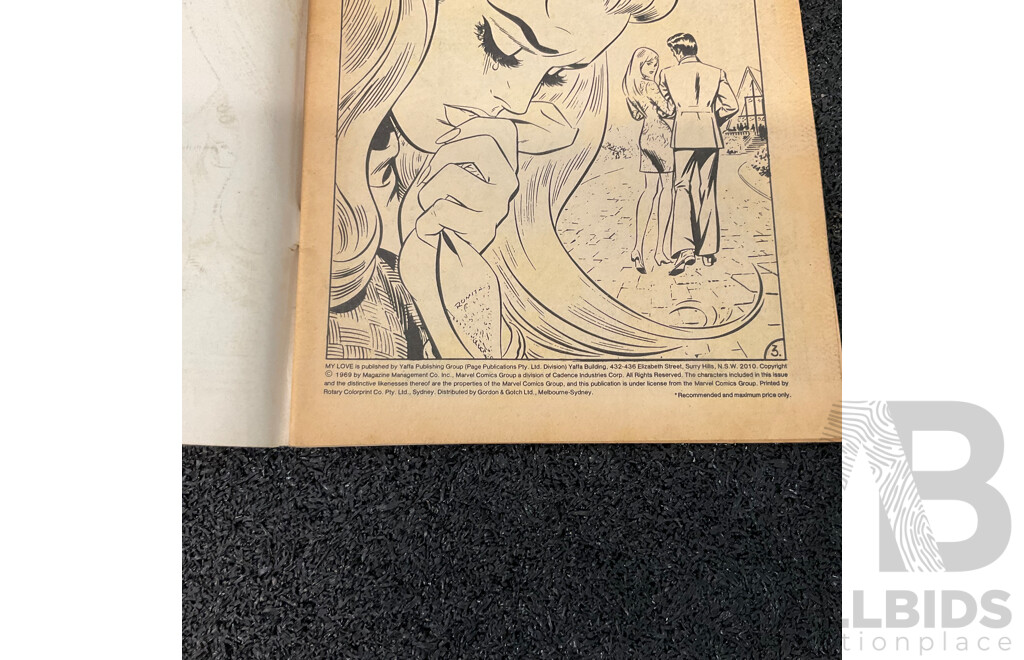 1979 Two- Gun Kid #2 Australia Edition & Tales of the Zombie #3 & 1969 My Love #1 - Lot of 3 Comic Books