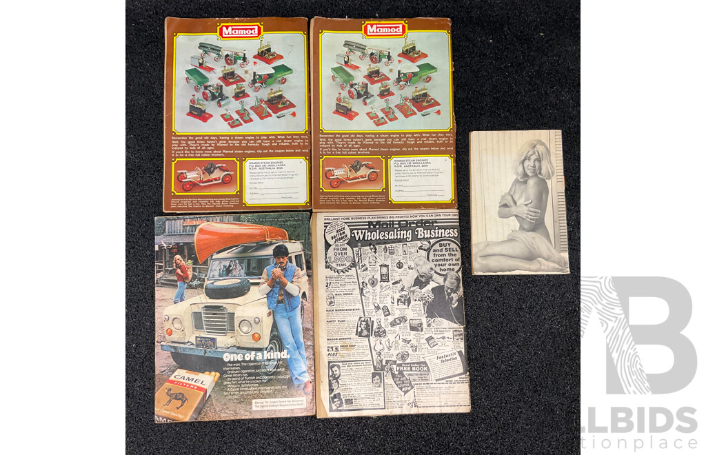 Five Vintage Crime-Related Magazines From Various Publishers