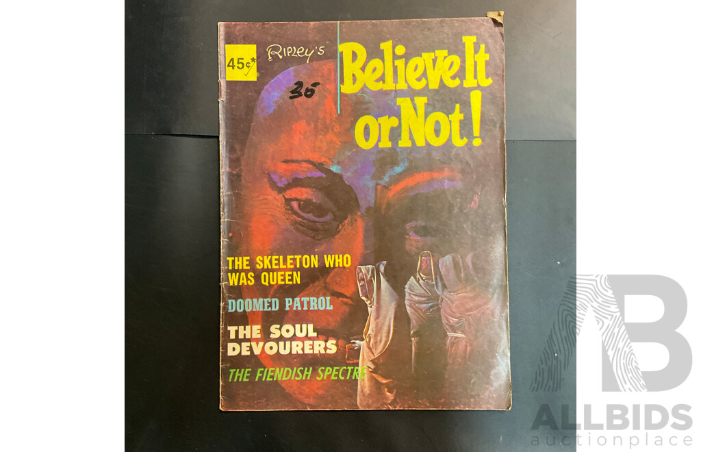 Vintage Ripley's Believe It or Not! / UFO & Outer Space and More Comic Books by Western Publishing Company Includes 1x Australian Edition