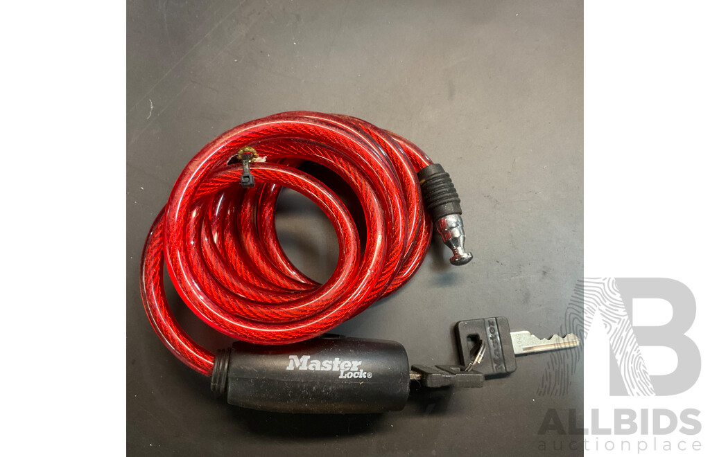 Outdoor Plus 10x50 ZCF Binoculars & Master Lock Cable Lock & Anko Speaker and More Household Items