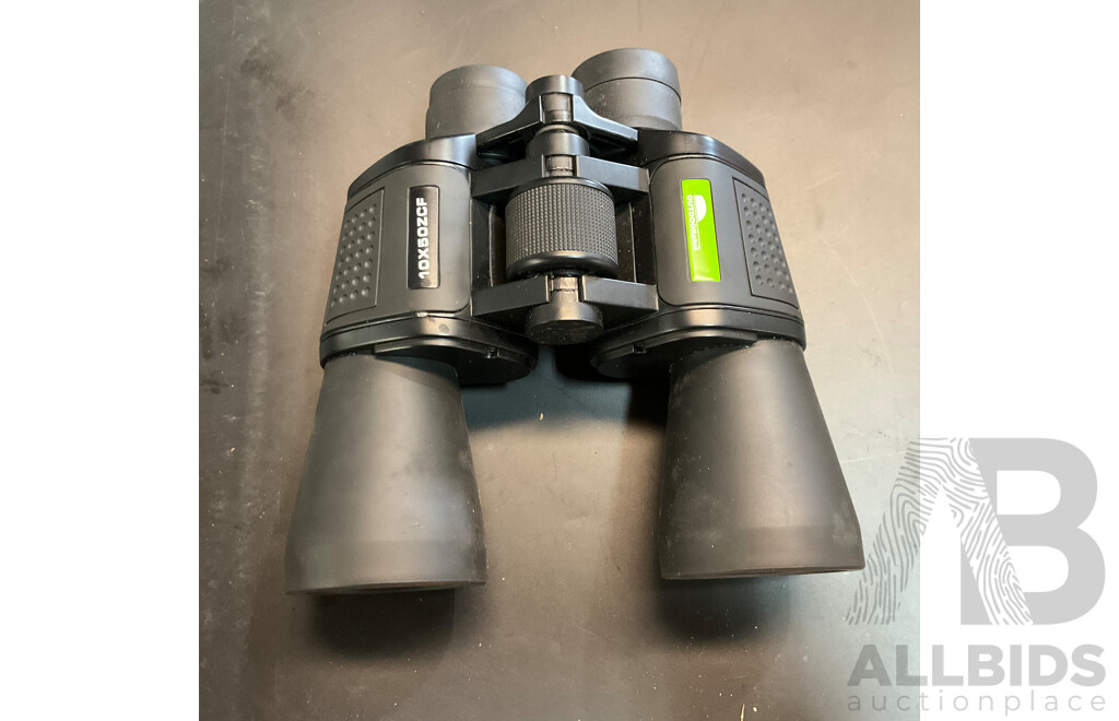Outdoor Plus 10x50 ZCF Binoculars & Master Lock Cable Lock & Anko Speaker and More Household Items