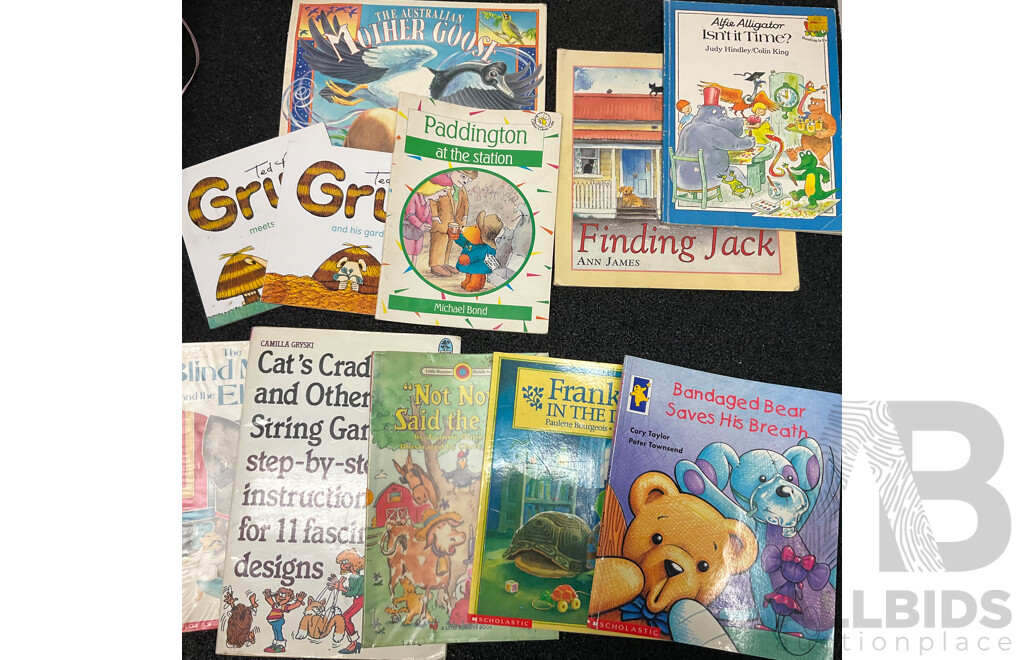 Bulk Lot - Assorted Kids Books - Includes Mother Goose Rhymes, Do Not Open This Book , Disney Princess Series and More