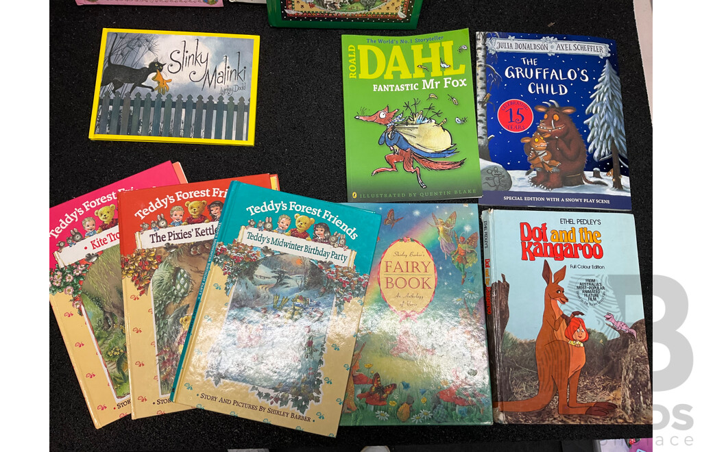 Bulk Lot - Assorted Kids Books - Includes Mother Goose Rhymes, Do Not Open This Book , Disney Princess Series and More