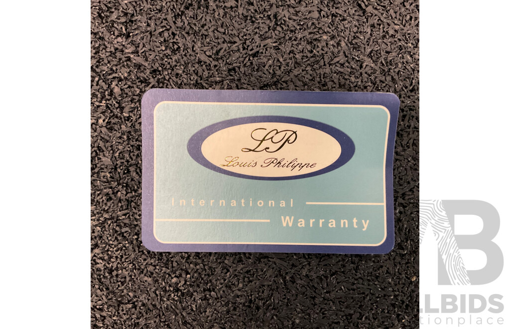 Vintage Louis Philippe Men's & Women's Watches Set with Display Box