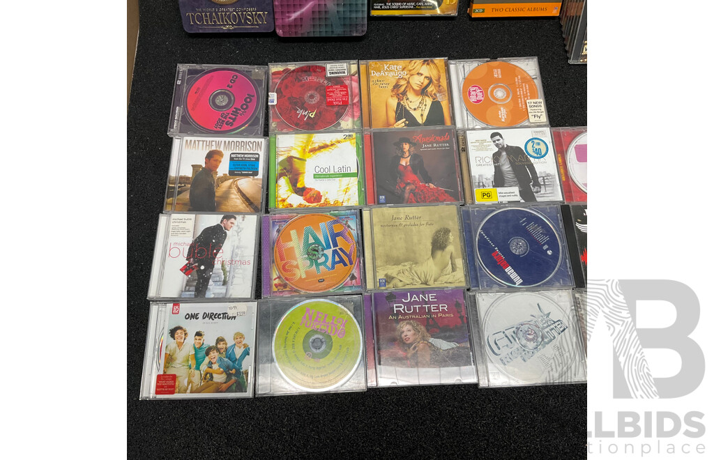 Bulk Lot of 70 Assorted Music CDs
