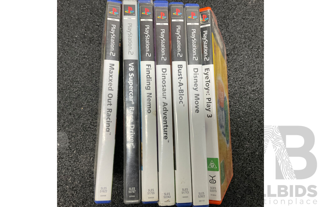 Bulk Lot of TV Series DVDs and Blu-Ray Movies, and Assorted PlayStation 1, 2 Games