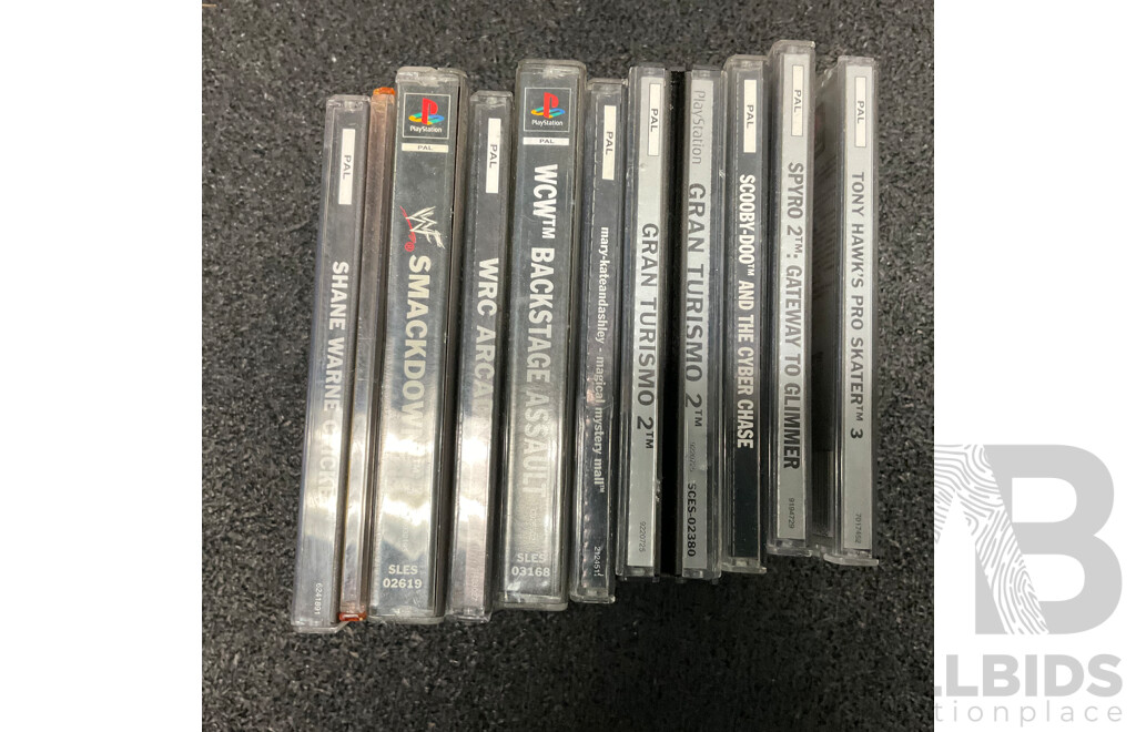 Bulk Lot of TV Series DVDs and Blu-Ray Movies, and Assorted PlayStation 1, 2 Games