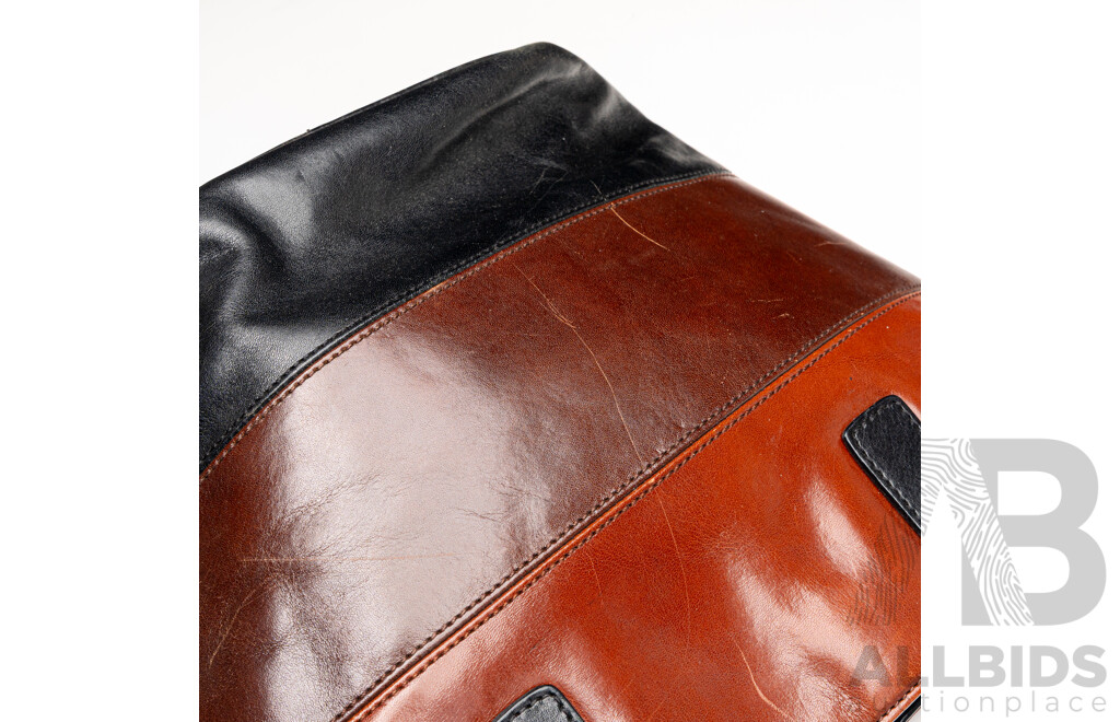 Celini Genuine Cow Hide Bucket Bag & Oroton Black Leather Handbag