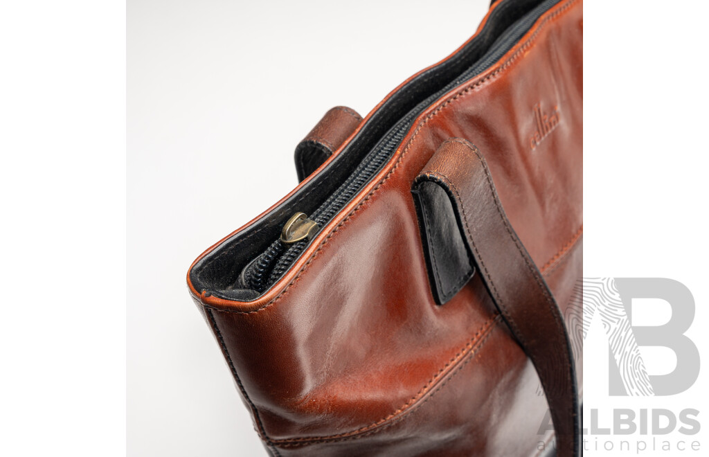 Celini Genuine Cow Hide Bucket Bag & Oroton Black Leather Handbag