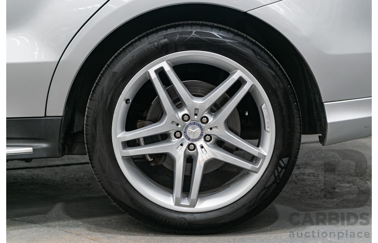 3/2014 Mercedes Benz ML 400 (4x4) AMG Sports Pack 166 MY14 4d Wagon Iridium Silver Metallic Twin Turbo V6 3.0L