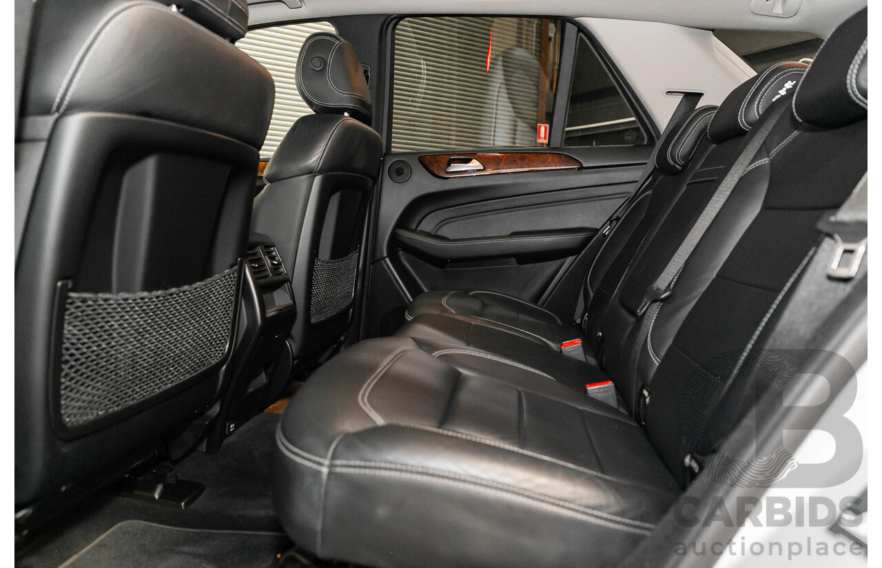 3/2014 Mercedes Benz ML 400 (4x4) AMG Sports Pack 166 MY14 4d Wagon Iridium Silver Metallic Twin Turbo V6 3.0L